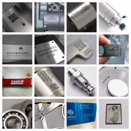 20W 30W 鋼板ロゴ金属パイプ用ミニポータブルレーザーマーキングマシン